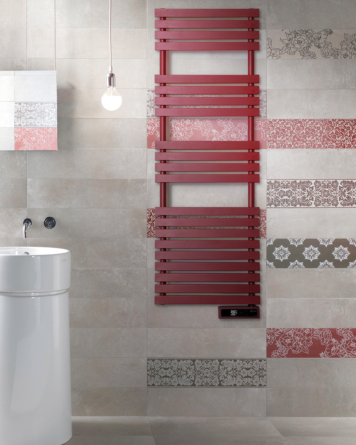 D-Series design radiator, handdoek droger, badkamer - keuken radiator, energiezuinig radiator met wifi