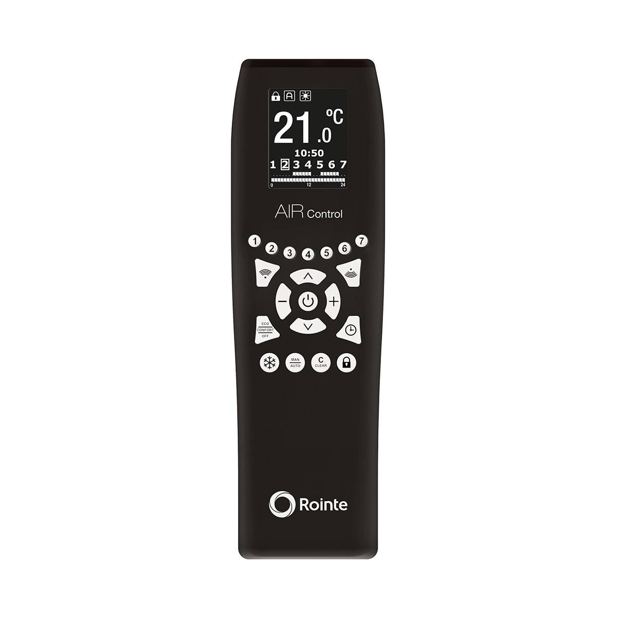 ACMIB120 SOFTTOUCH BLACK Rointe AirControl remote afstandsbediening