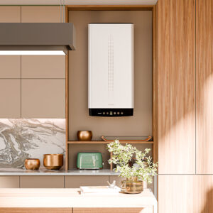 Rointe KIO SLIM Energiezuinige Elektrische digitale-wifi warmwaterboilers 2400w "Wit RAL9016"